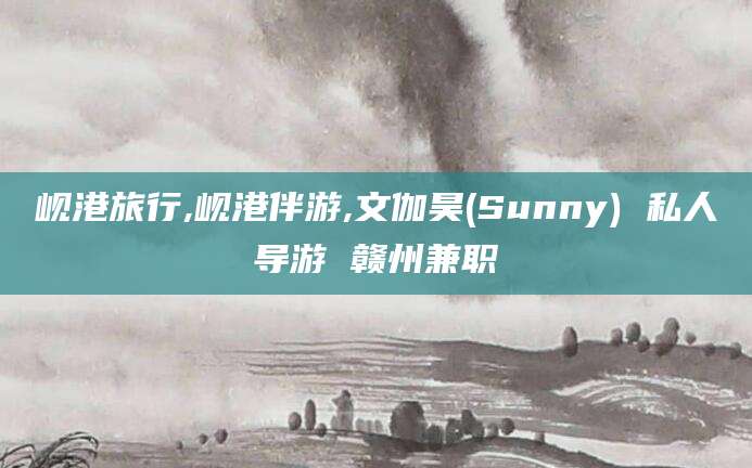 攀枝花岘港旅行,岘港伴游,文伽昊(Sunny) 私人导游 赣州兼职